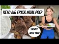Skinny AIR FRYER RECIPE Steak & mushrooms #airfryerrecipe #keto