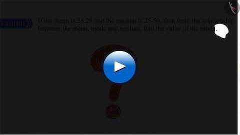 Relationship between mean, mode and median | Part 2/2 | English | Class 10