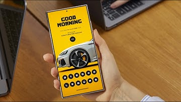How to Create a Bold Yellow Audi Nova Launcher Setup ⚡ | Minimal Black & Yellow Android Homescreen