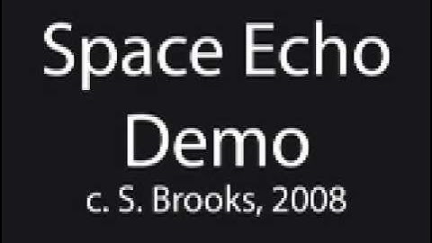 Space Echo Demo