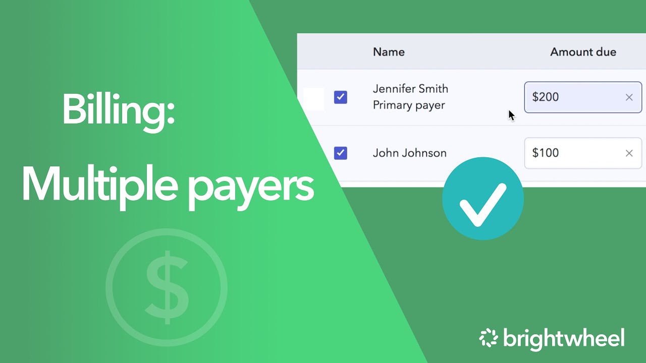 Brightwheel Billing: Multiple Payers - YouTube