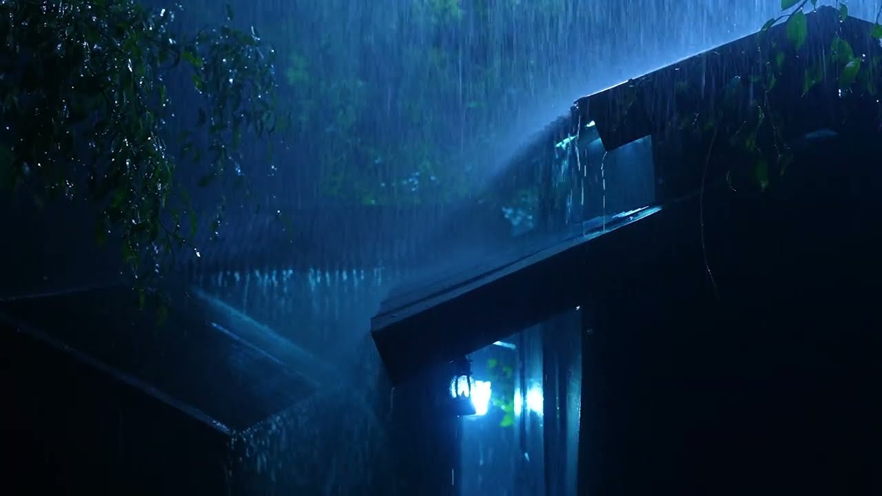 No Ads Rain Sounds for Sleeping - ASMR Rain and Thunder Sounds For Calm Night Rest