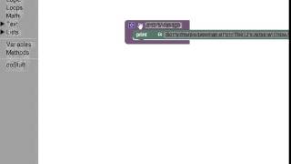 Blockly Method Block