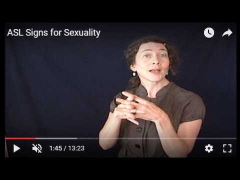 ASL Signs for Sexuality