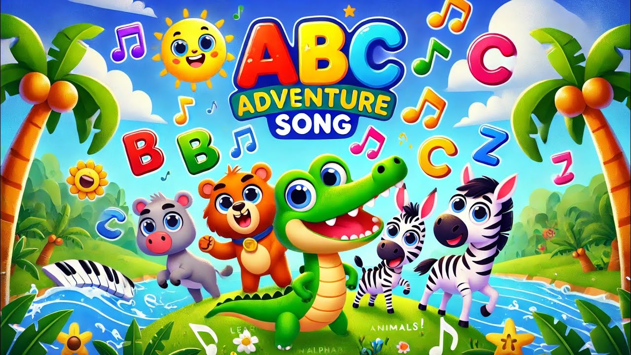 ABC Adventure Song – Learn Alphabet with Fun Animals | Kids Learning ...