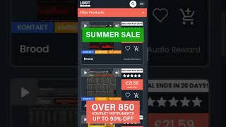 🔥Dont miss the Loot Audio summer sale // Over 850 Kontakt deals!