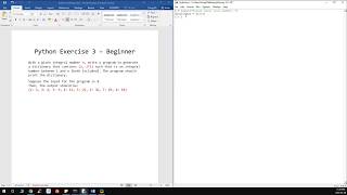 Python Exercise 3 - Beginner