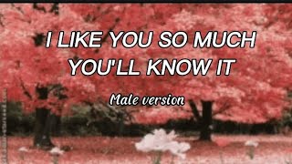 I Like You So much, You'll Know It Lyrics Male version Song by Ysabelle Cuevas