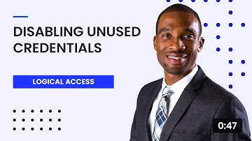 Disabling Unused Credentials