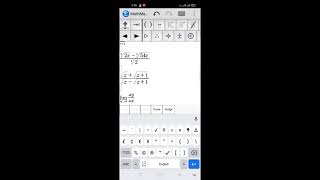 How to type maths in Math Magic Lite Clear in Mobile Phone screenshot 2