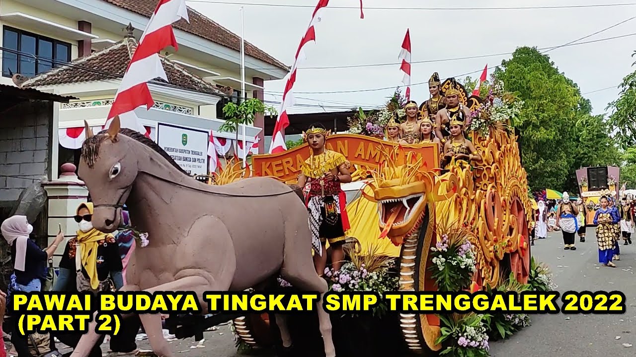Karnaval SMP di Trenggalek Tahun 2022 Keren Ramai Sekali