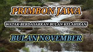 Watak Kelahiran Bulan November