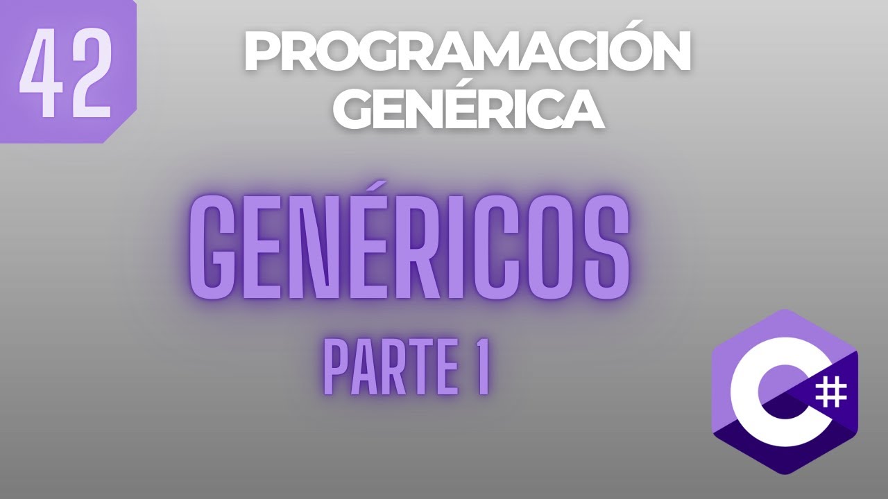 Curso de Programación en C# 2024 | Programación Genérica - YouTube
