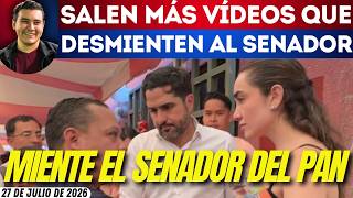 #SinMáscaras | SE HUNDEN: MÁS VÍDEOS DE NATALIA TORRES Y EL SENADOR DORANTES DESMIENTEN SUS DICHOS