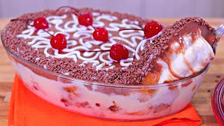 Pavetone de Creme Com Chocolate Tradicional