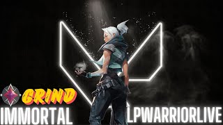 Valorant Live | RANKED ROAD TO Immortal | LPwarriorLive #valorant