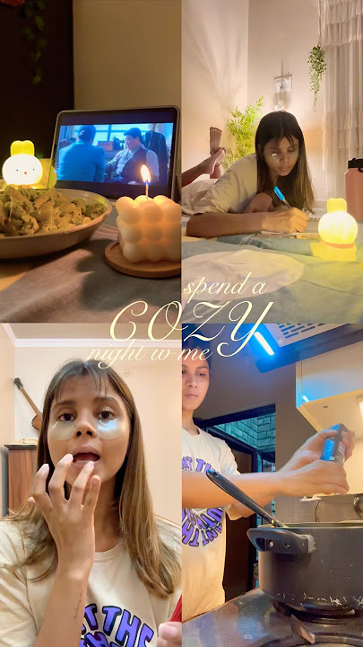 COZY SELF-CARE NIGHT IDEA🌙🍝💖