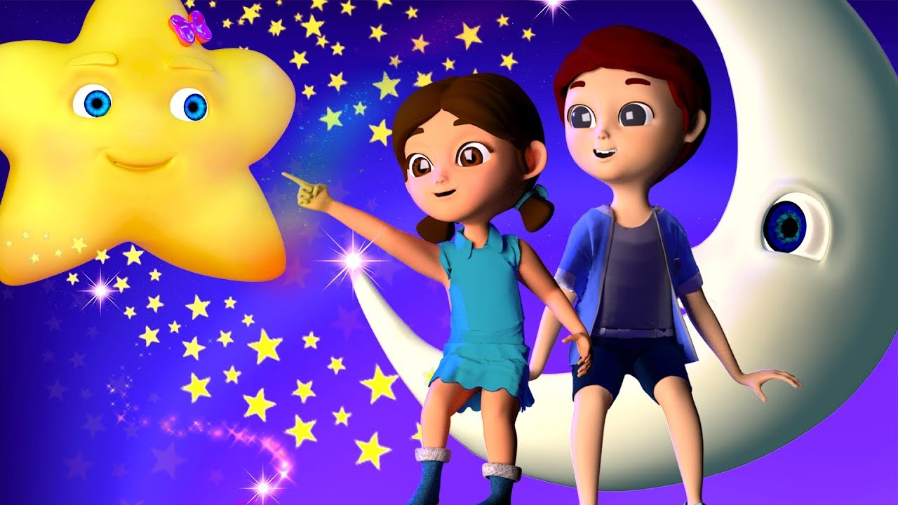 Twinkle Twinkle Little Star | Nursery Rhymes For Kids by Banana Cartoon ...