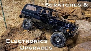 Scratching up The RC4wd Midnight Edition K5 Blazer, Test Run & Electronics Upgrades, TF2 Tech