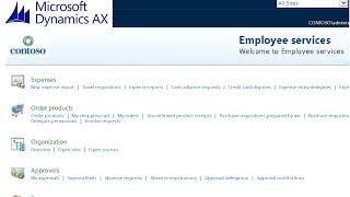 Microsoft Dynamics AX 2012 - Travel and Expense - Employee Self-Service Tutorial