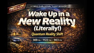 💥 Wake Up in a New Reality (Literally!) | 369 Hz Quantum Reality Shift (8D Hybrid Subliminal Sleep)⚡