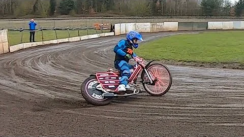Edward Davison Speedway Practice