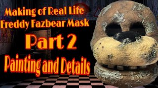 Building a Real Life Freddy Fazbear Mask! {Part 2}