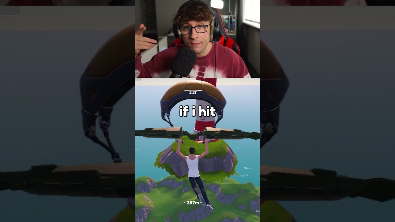 Fortnite Only Up, But If I Fall I Eat Dog Food!