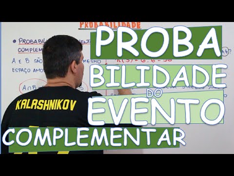 Vídeo: O que é complemento em matemática de probabilidade?