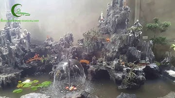 Tiểu cảnh trang trí hòn non bộ