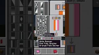 How to Make a Lesbian Flag in Minecraft! #shorts #minecraft  #viralvideos #gaming #minecraftshorts