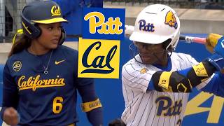 California vs Pittsburgh Women's College Softball Highlights Full Game 2026