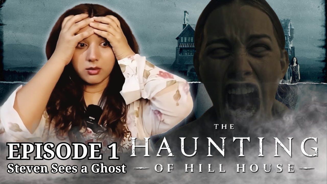 1x1 The Haunting of Hill House "Steven sees a ghost" REACTION (first time watching) episode 1