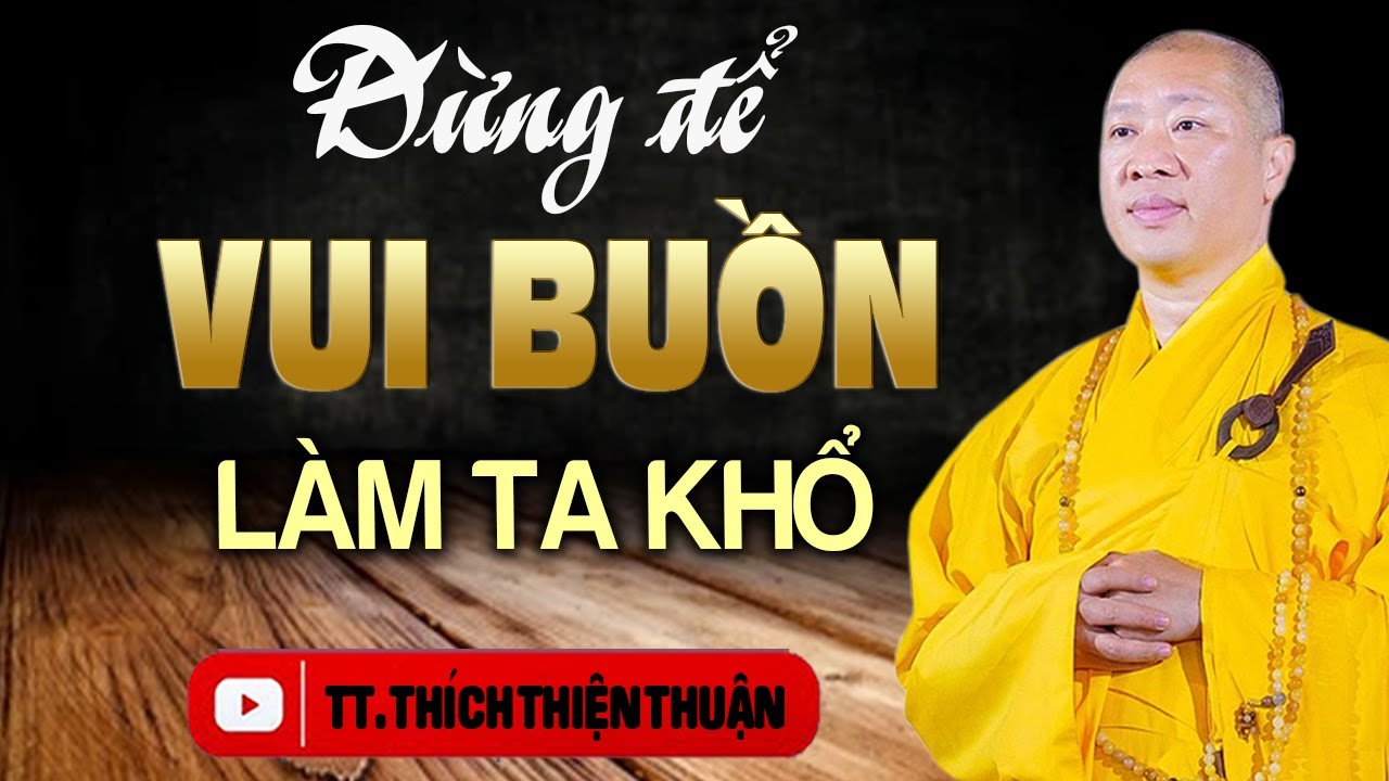 Đừng Để Vui Buồn Làm Ta Khổ - Thầy Thích Thiện Thuận