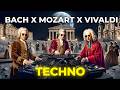 BACH x MOZART x VIVALDI | TECHNO for Studying | Composers Collaboration REMIX