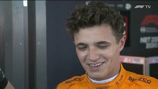 Lando Norris post-quali interview | F1 2022 Italian Grand Prix