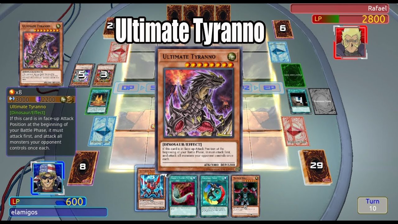 YU-GI-OH! - Ultimate Tyranno - Verde (DL13-EN010) - Duelist League 13 - Edición Ilimitada - Raro