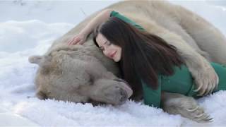 Фотосессия с медведем Степаном