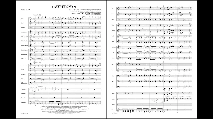 Uma Thurman arranged by Michael Brown