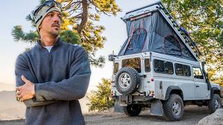 Spending 24 Hours Solo Overland Camping in California's Remote Mountains