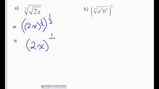 MCR 3UI U4 D2 Rational Exponents