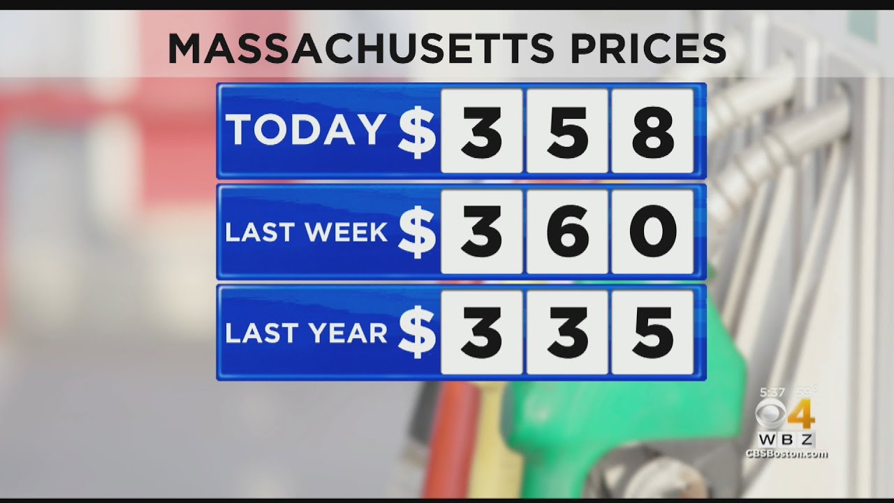 Massachusetts gas prices 20 cents below national average YouTube