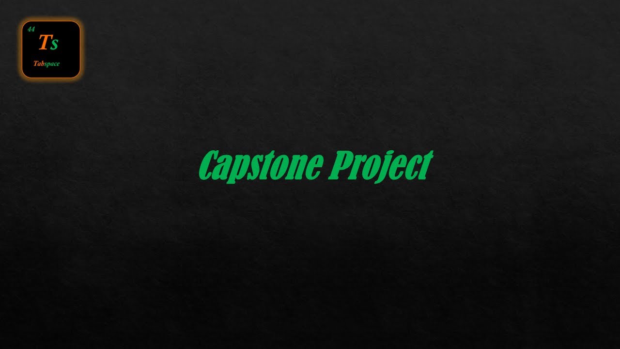 Capstone Project | Python - Tabspace