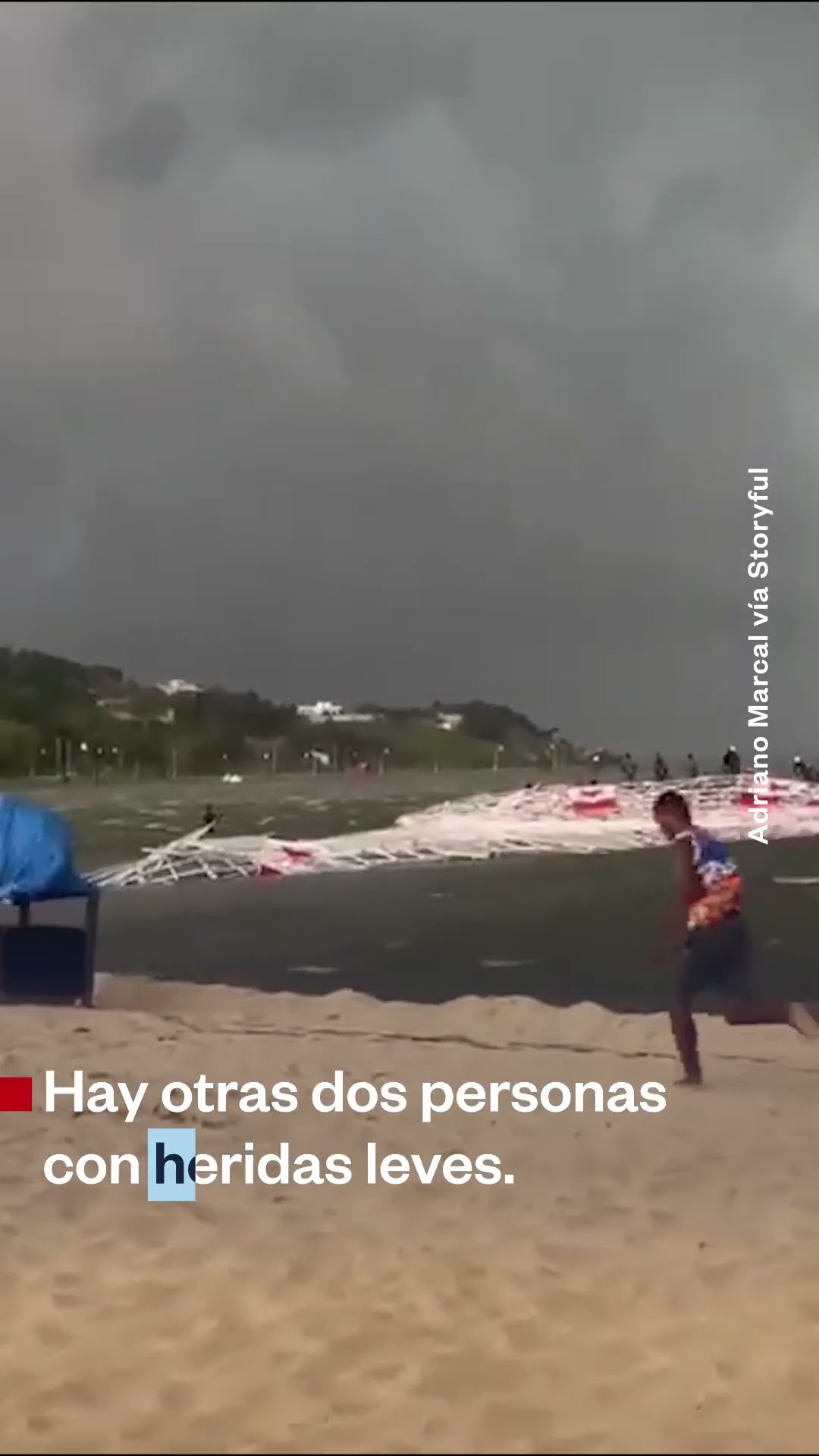 Muere una persona tras caer un árbol flotante de Navidad | Noticias Telemundo
