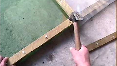 Polytunnel Construction - Door Assembly Part 2