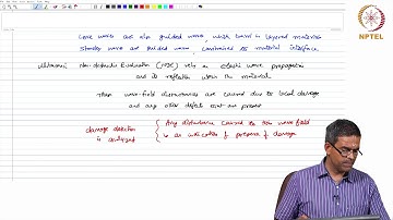 "Non-Destructive evaluation - I - Part 1 "