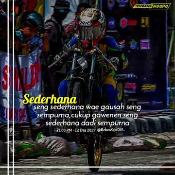 Story wa kata kata sederhana versi lagu sampek tuwek