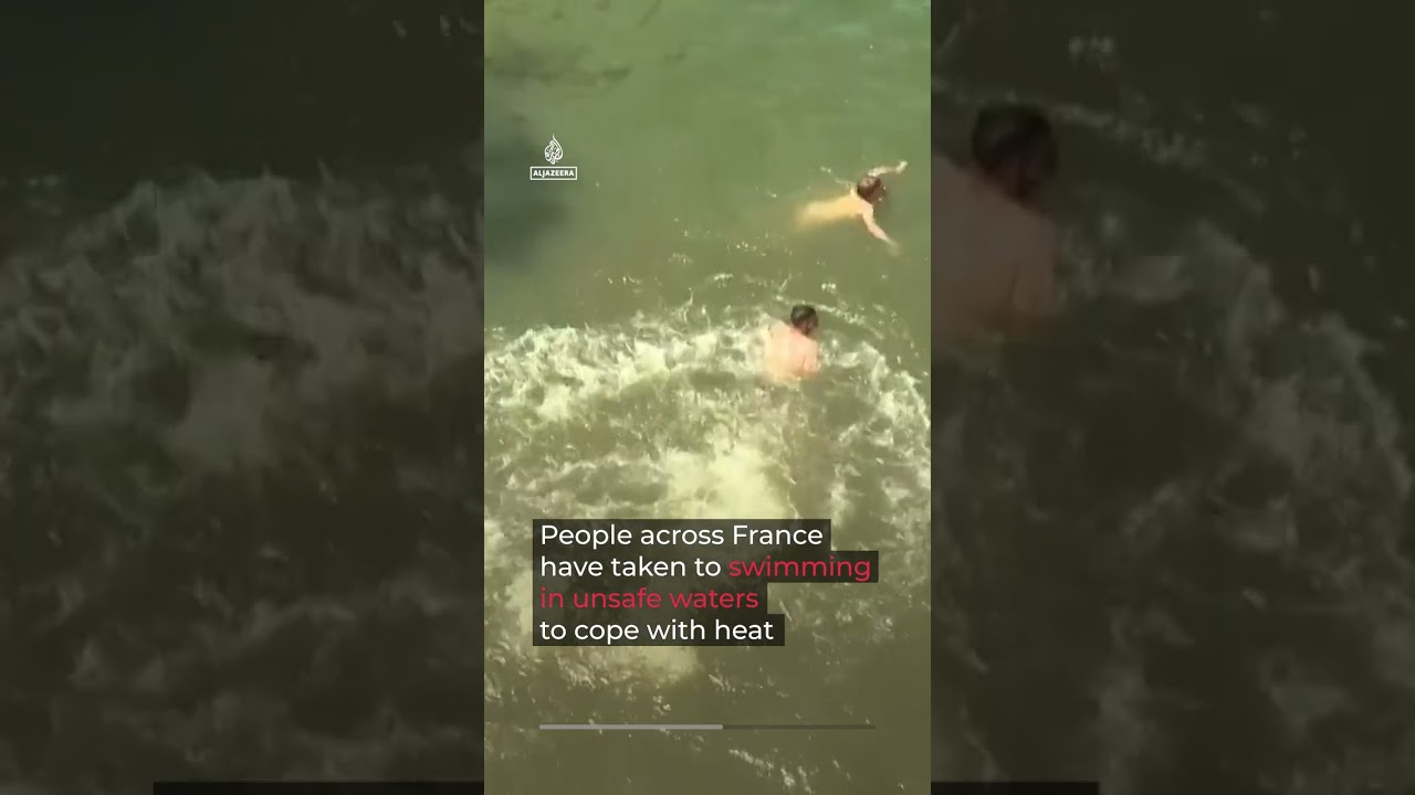 Migrants left to endure deadly Paris heat with little shelter or aid | AJ #shorts