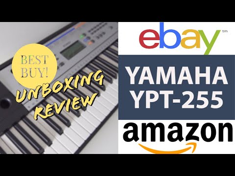 Yamaha YPT-255 digital keyboard ○ Unboxing | Review