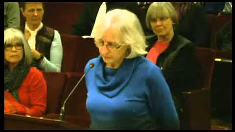 Cecilia Jordan Testifies at the legislative hearin...